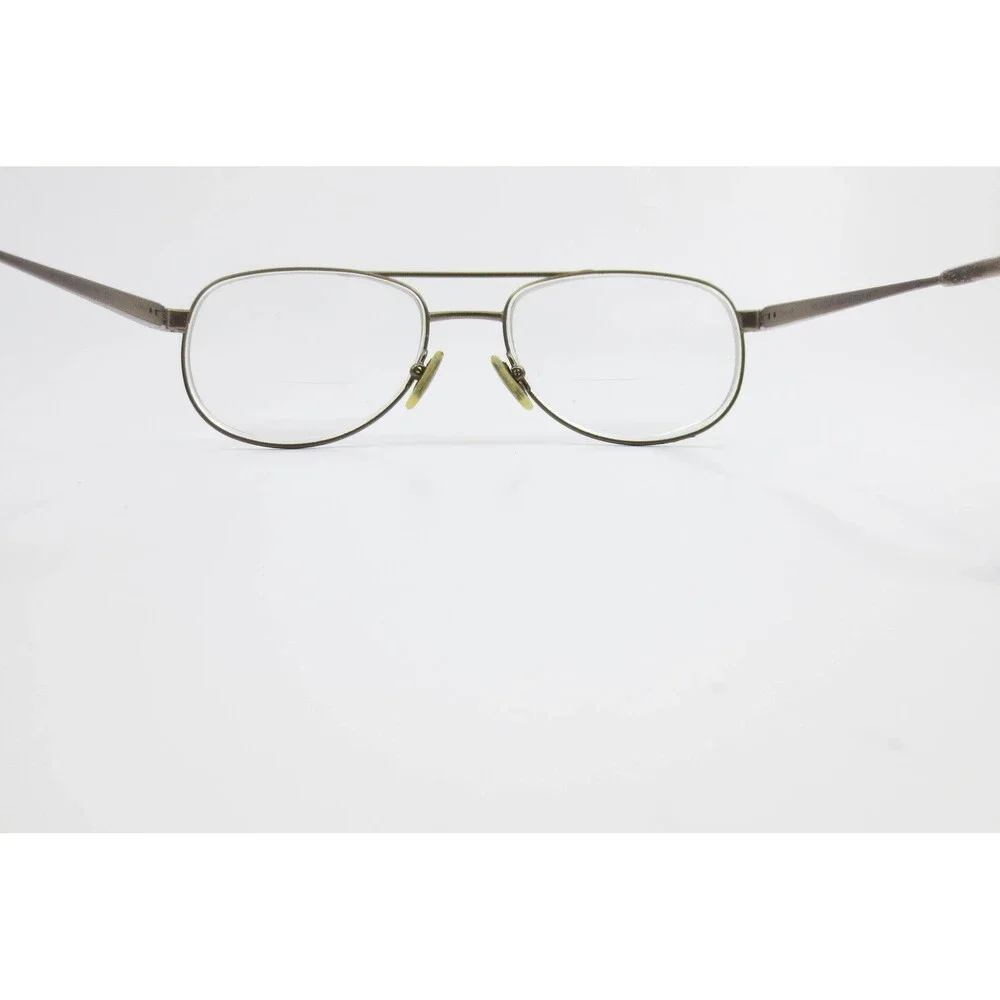 Safilo Elasta 7115 7ZB Bronze Aviator Eyeglasses Frames Italy 54-18-140 Mens